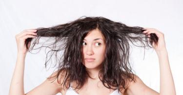 Dry hair how to care for it